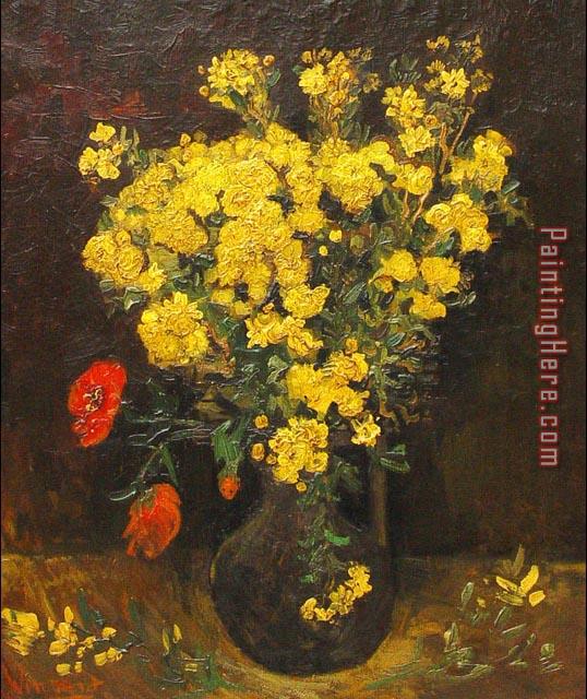 Vincent van Gogh Vase with Lychnis